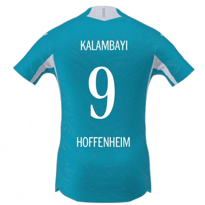 Danxen Damen Simon Kalambayi #9 Himmelblau Auswärtstrikot Trikot 2025/26 T-Shirt Österreich