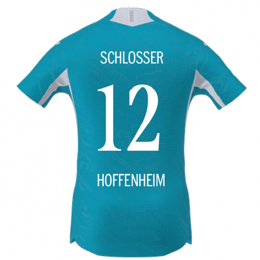 Danxen Damen Nils Schlosser #12 Himmelblau Auswärtstrikot Trikot 2025/26 T-Shirt Österreich