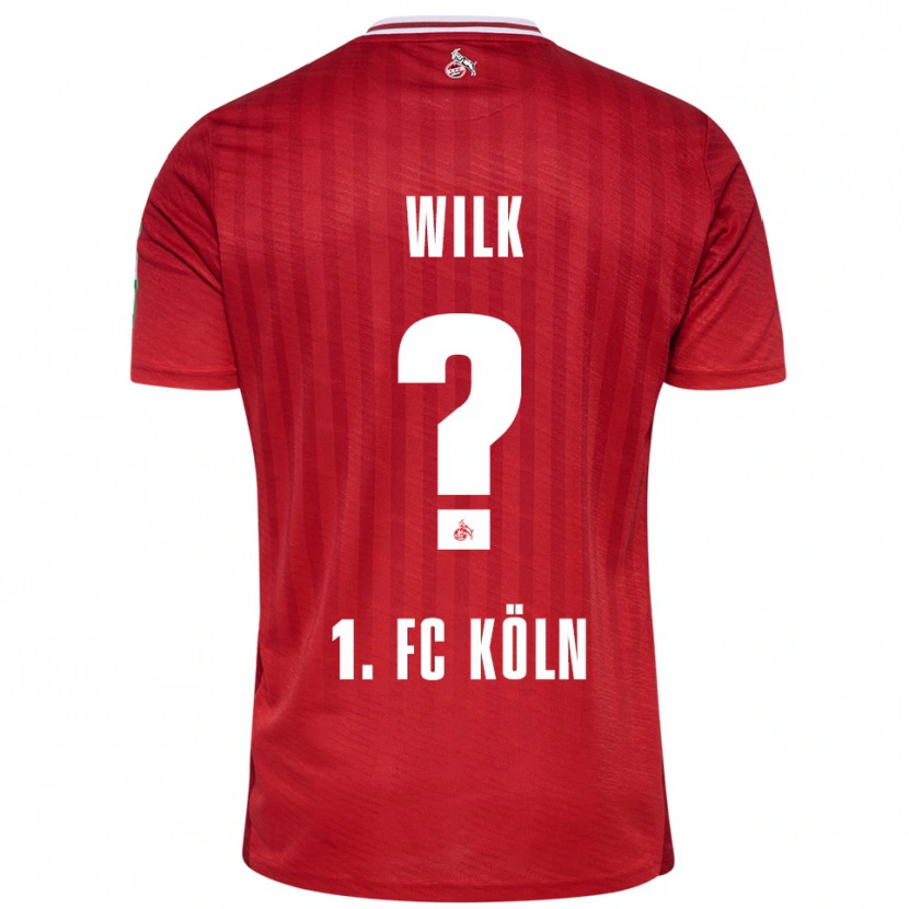 Danxen Damen Emil Wilk #0 Rot Weiß Auswärtstrikot Trikot 2025/26 T-Shirt Österreich