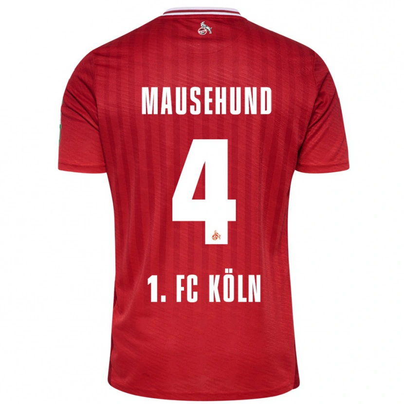 Danxen Damen Yannick Mausehund #4 Rot Weiß Auswärtstrikot Trikot 2025/26 T-Shirt Österreich