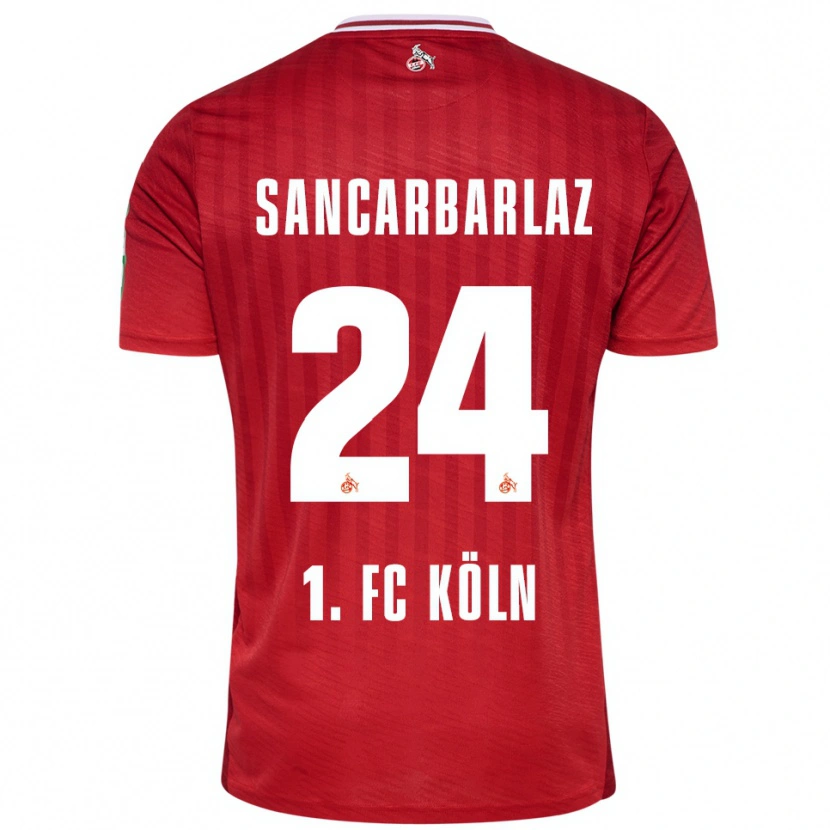 Danxen Damen Keyhan Sancarbarlaz #24 Rot Weiß Auswärtstrikot Trikot 2025/26 T-Shirt Österreich