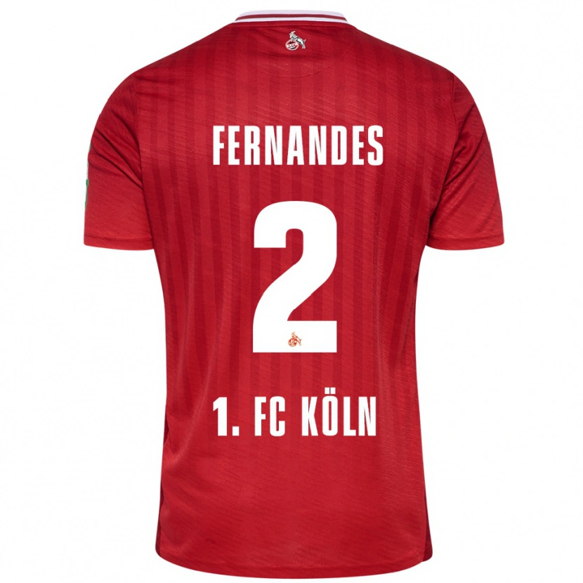 Danxen Damen Tyron Fernandes #2 Rot Weiß Auswärtstrikot Trikot 2025/26 T-Shirt Österreich