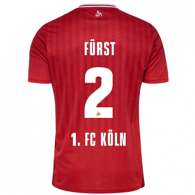 Danxen Damen David Fürst #2 Rot Weiß Auswärtstrikot Trikot 2025/26 T-Shirt Österreich
