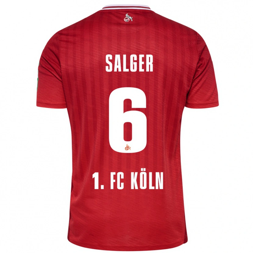 Danxen Damen Stephan Salger #6 Rot Weiß Auswärtstrikot Trikot 2025/26 T-Shirt Österreich