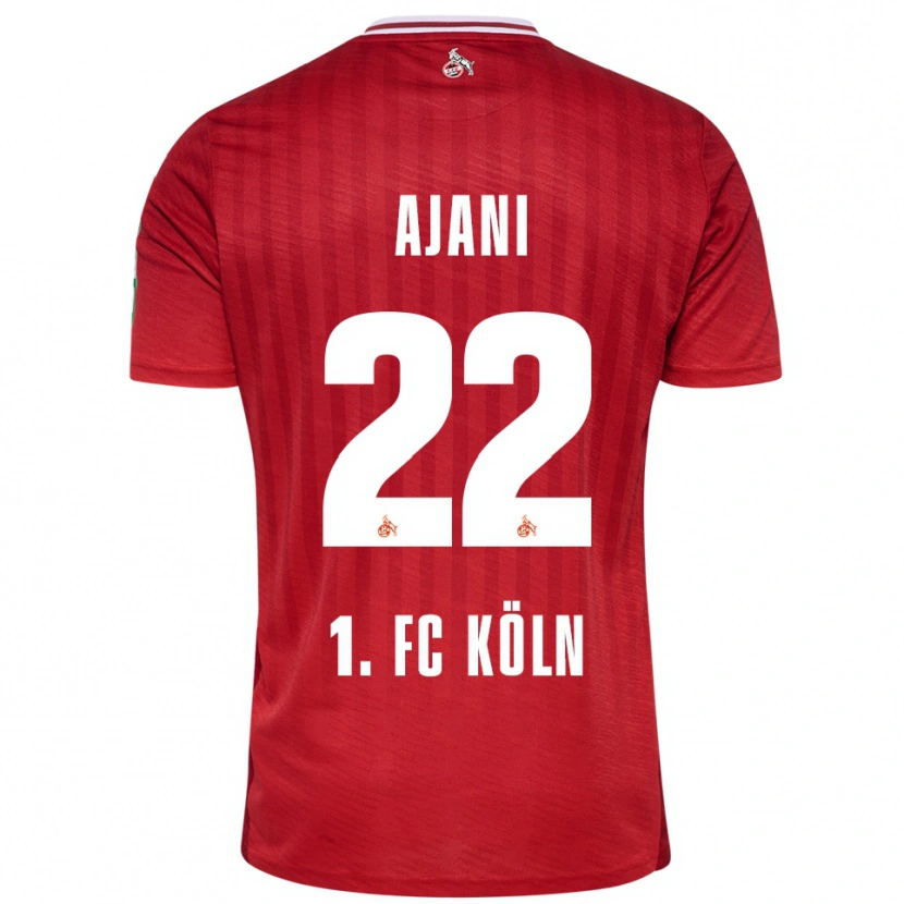 Danxen Damen Marvin Ajani #22 Rot Weiß Auswärtstrikot Trikot 2025/26 T-Shirt Österreich