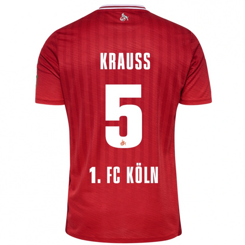 Danxen Damen Tom Krauß #5 Rot Weiß Auswärtstrikot Trikot 2025/26 T-Shirt Österreich