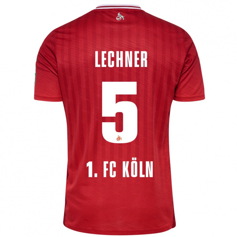 Danxen Damen Luca Lechner #5 Rot Weiß Auswärtstrikot Trikot 2025/26 T-Shirt Österreich