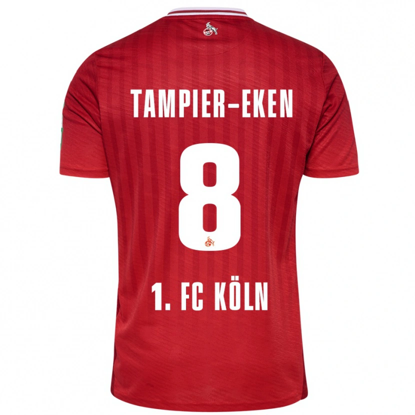 Danxen Damen Pierre Tampier-Eken #8 Rot Weiß Auswärtstrikot Trikot 2025/26 T-Shirt Österreich