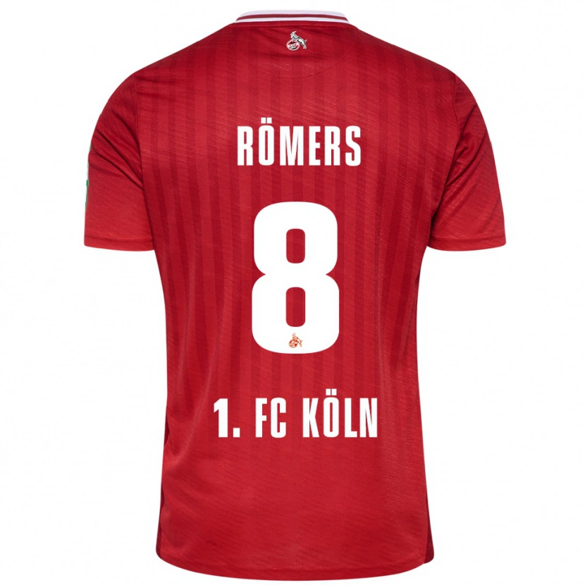 Danxen Damen Arian Römers #8 Rot Weiß Auswärtstrikot Trikot 2025/26 T-Shirt Österreich