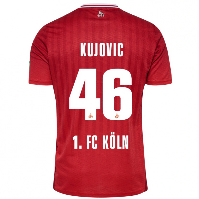 Danxen Damen Emin Kujovic #46 Rot Weiß Auswärtstrikot Trikot 2025/26 T-Shirt Österreich
