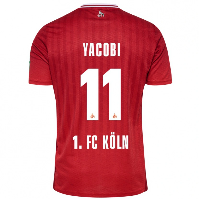 Danxen Damen Nilas Yacobi #11 Rot Weiß Auswärtstrikot Trikot 2025/26 T-Shirt Österreich