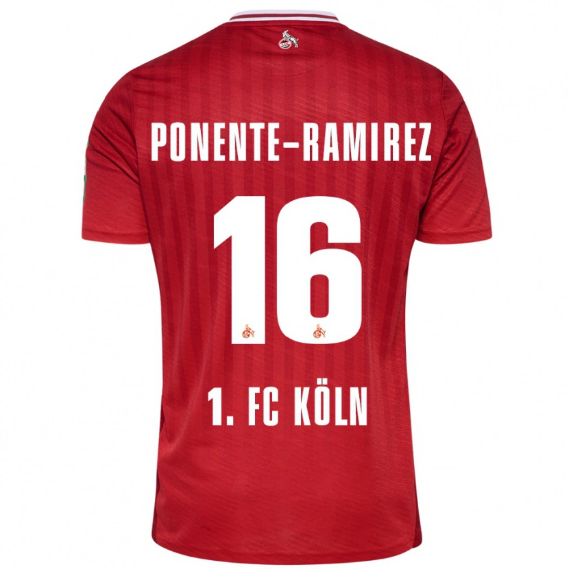 Danxen Damen Jason Ponente-Ramirez #16 Rot Weiß Auswärtstrikot Trikot 2025/26 T-Shirt Österreich