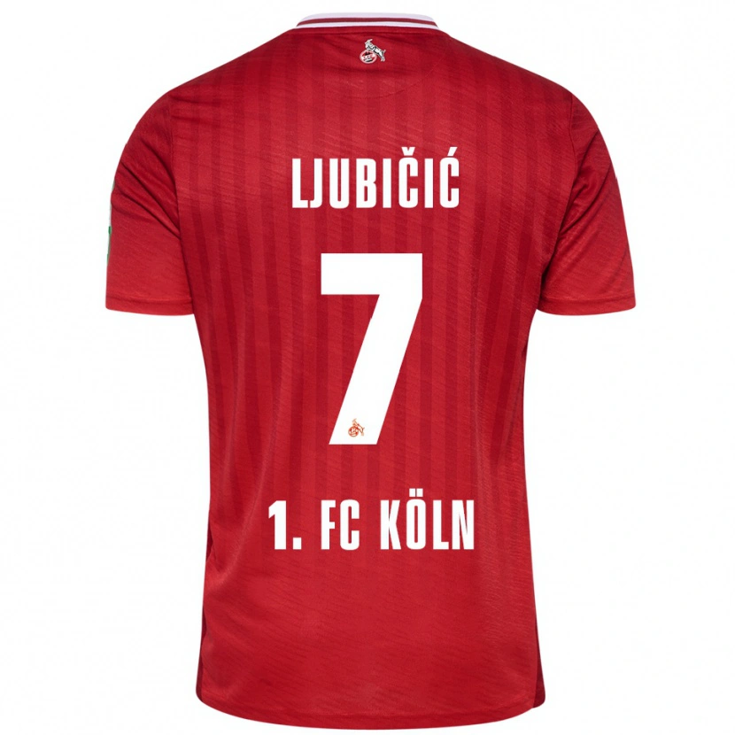 Danxen Damen Dejan Ljubicic #7 Rot Weiß Auswärtstrikot Trikot 2025/26 T-Shirt Österreich
