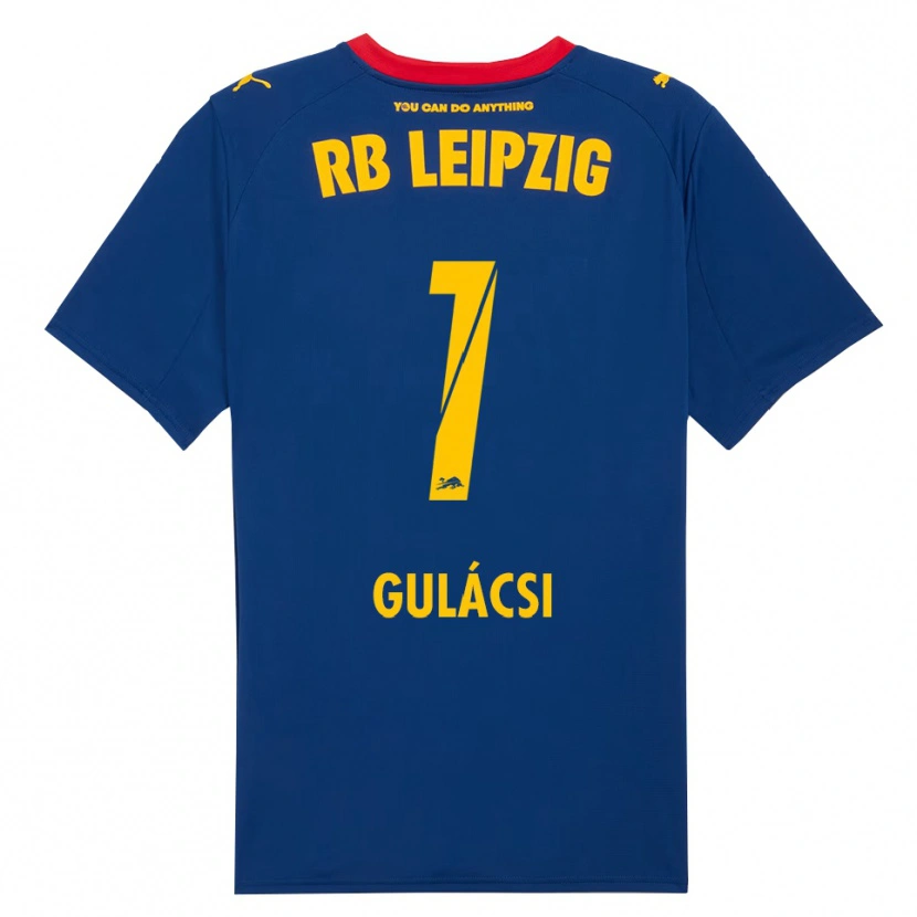 Danxen Damen Péter Gulácsi #1 Marineblau Rot Auswärtstrikot Trikot 2025/26 T-Shirt Österreich