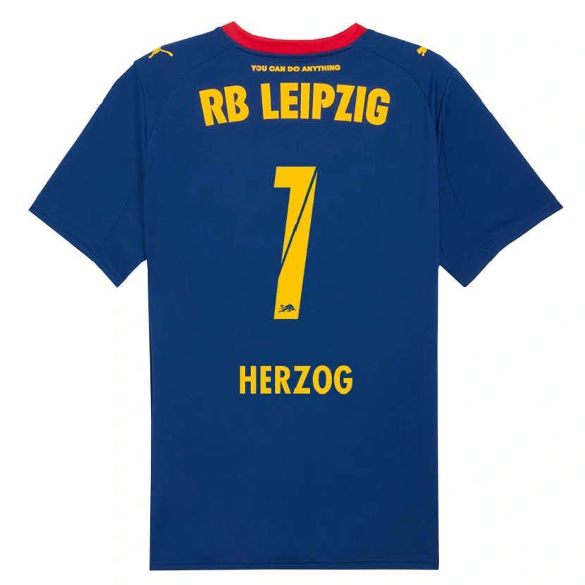 Danxen Damen Elvira Herzog #1 Marineblau Rot Auswärtstrikot Trikot 2025/26 T-Shirt Österreich