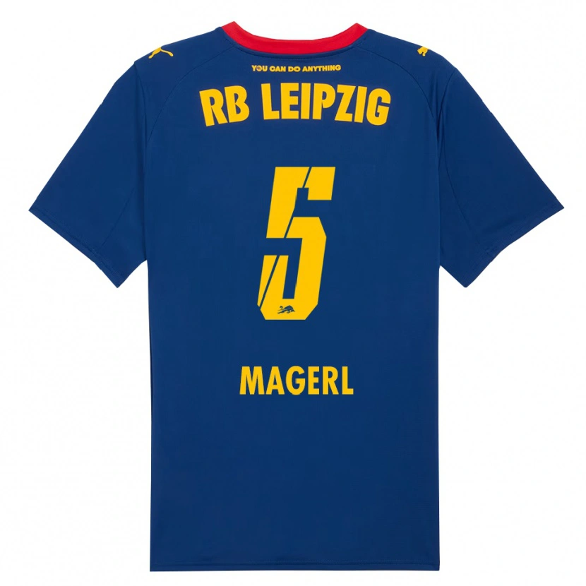 Danxen Damen Julia Magerl #5 Marineblau Rot Auswärtstrikot Trikot 2025/26 T-Shirt Österreich