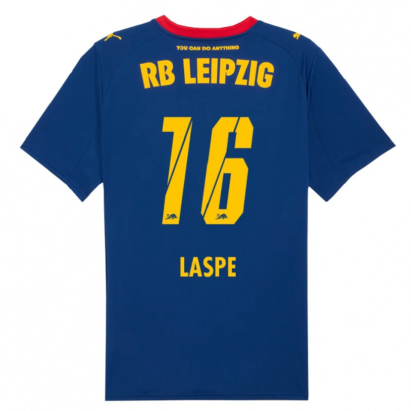 Danxen Damen Hannes Laspe #16 Marineblau Rot Auswärtstrikot Trikot 2025/26 T-Shirt Österreich