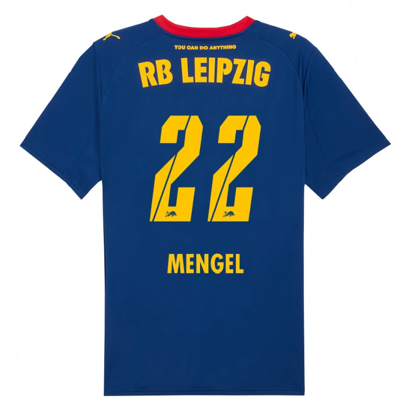 Danxen Damen Luca Mengel #22 Marineblau Rot Auswärtstrikot Trikot 2025/26 T-Shirt Österreich