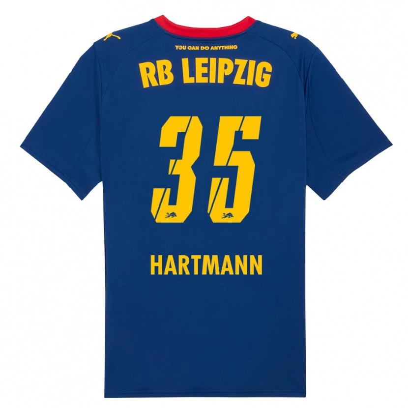 Danxen Damen Fabrice Hartmann #35 Marineblau Rot Auswärtstrikot Trikot 2025/26 T-Shirt Österreich
