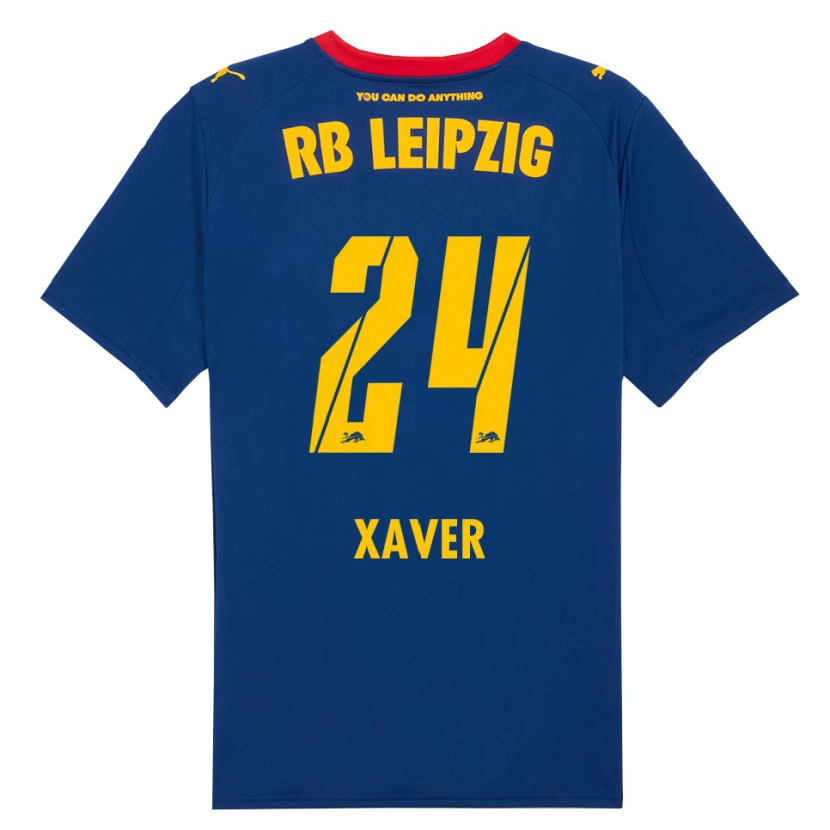 Danxen Damen Xaver Schlager #24 Marineblau Rot Auswärtstrikot Trikot 2025/26 T-Shirt Österreich