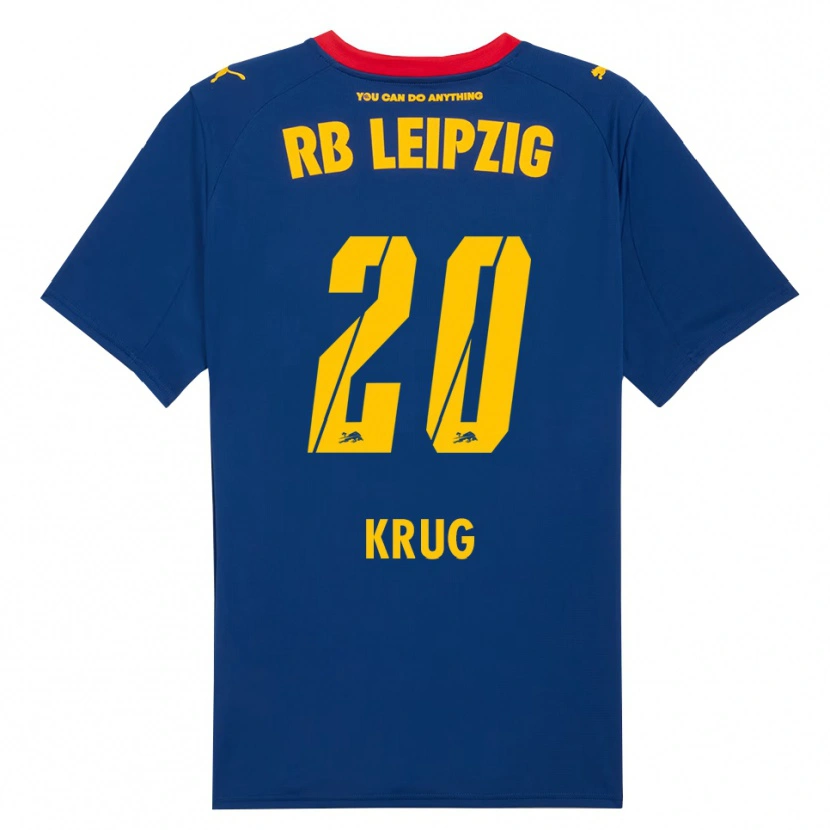 Danxen Damen Victoria Krug #20 Marineblau Rot Auswärtstrikot Trikot 2025/26 T-Shirt Österreich