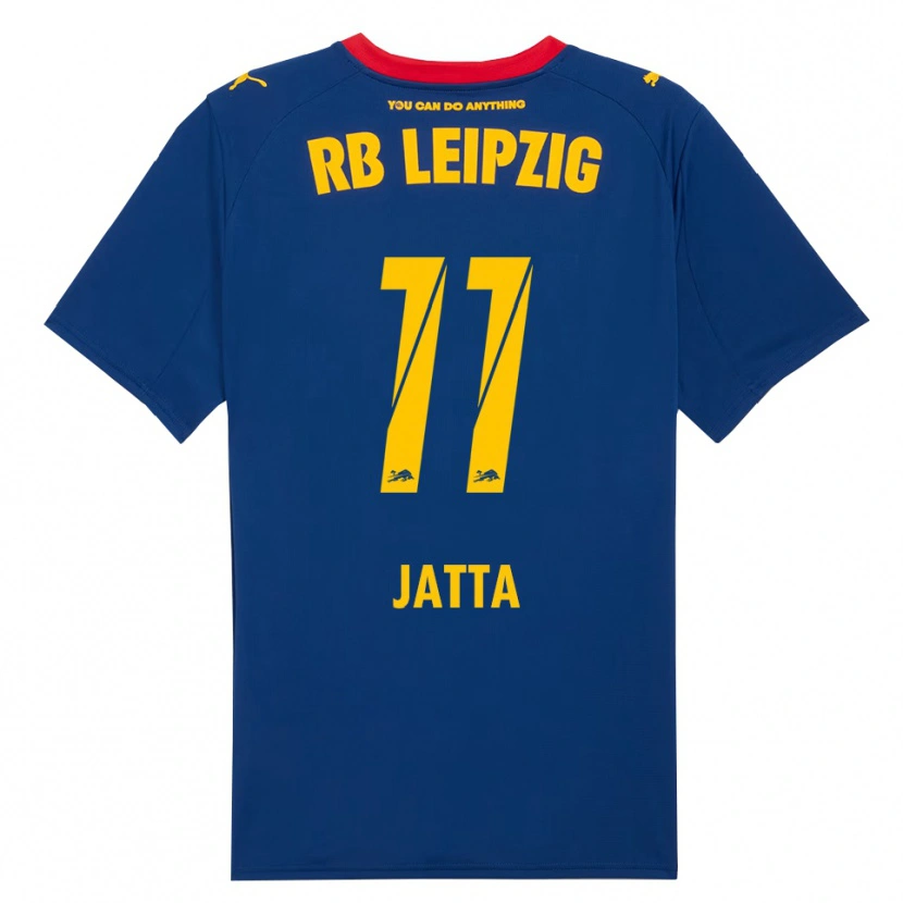 Danxen Damen Nuha Jatta #11 Marineblau Rot Auswärtstrikot Trikot 2025/26 T-Shirt Österreich
