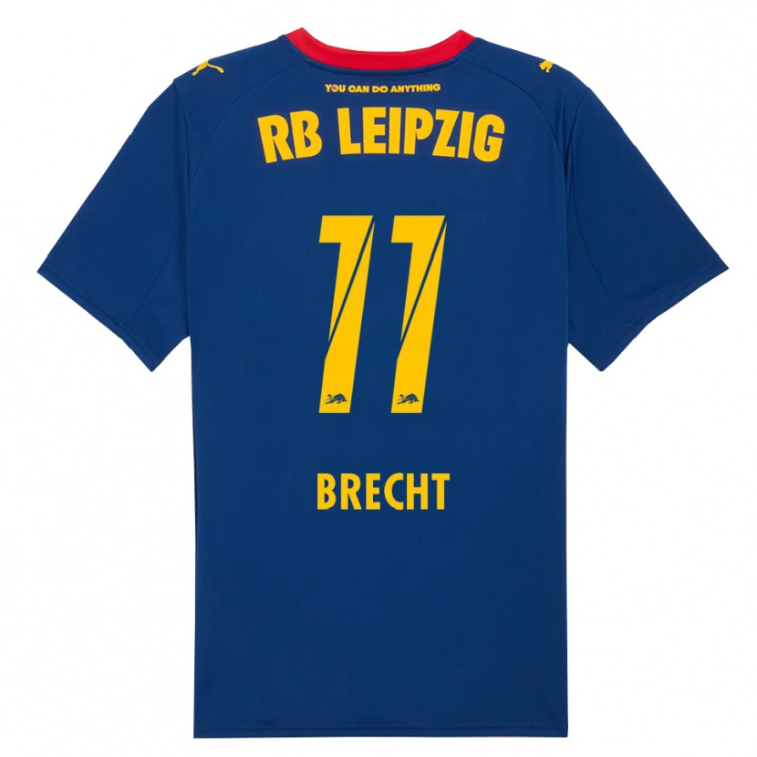 Danxen Damen Barbara Brecht #11 Marineblau Rot Auswärtstrikot Trikot 2025/26 T-Shirt Österreich