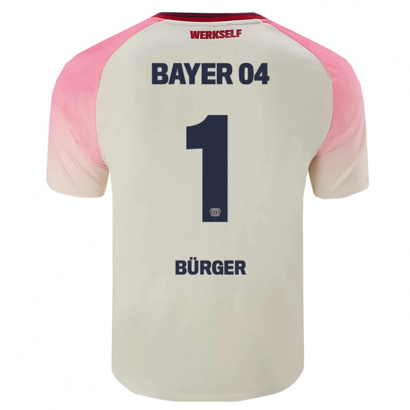 Danxen Damen Elias Bürger #1 Pink Cremeweiß Auswärtstrikot Trikot 2025/26 T-Shirt Österreich