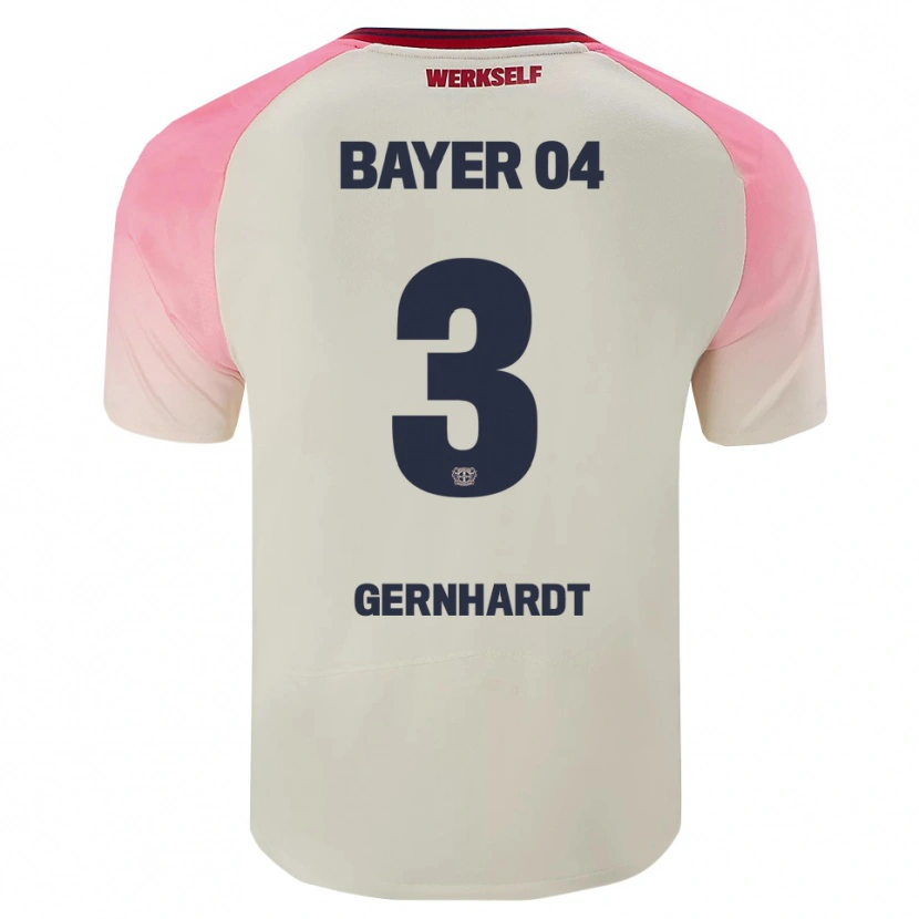 Danxen Damen Nils Gernhardt #3 Pink Cremeweiß Auswärtstrikot Trikot 2025/26 T-Shirt Österreich