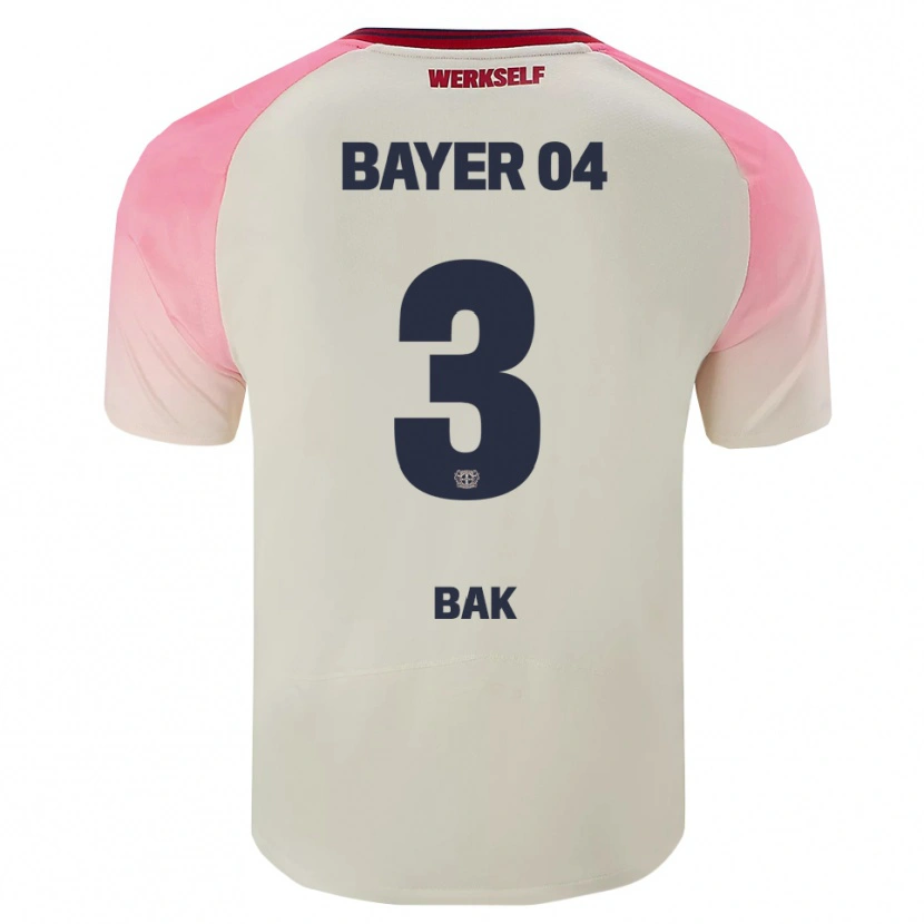 Danxen Damen Emre Bak #3 Pink Cremeweiß Auswärtstrikot Trikot 2025/26 T-Shirt Österreich