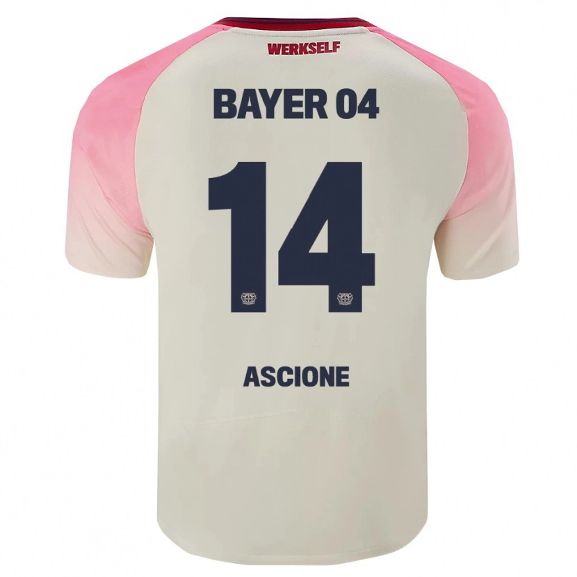 Danxen Damen Marco Ascione #14 Pink Cremeweiß Auswärtstrikot Trikot 2025/26 T-Shirt Österreich