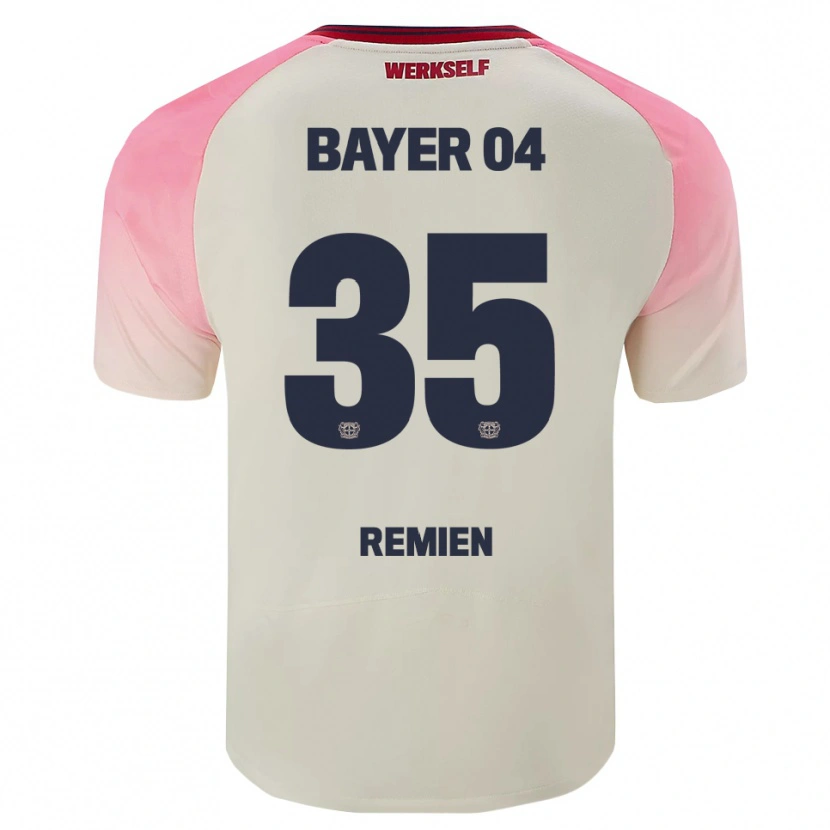 Danxen Damen Louisa Remien #35 Pink Cremeweiß Auswärtstrikot Trikot 2025/26 T-Shirt Österreich