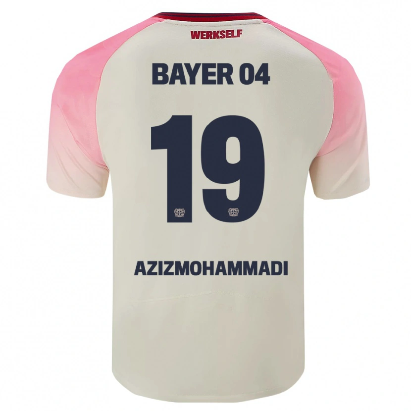 Danxen Damen Mick Azizmohammadi #19 Pink Cremeweiß Auswärtstrikot Trikot 2025/26 T-Shirt Österreich