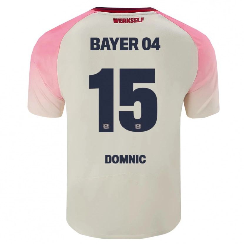 Danxen Damen Nebe-Sirak Domnic #15 Pink Cremeweiß Auswärtstrikot Trikot 2025/26 T-Shirt Österreich