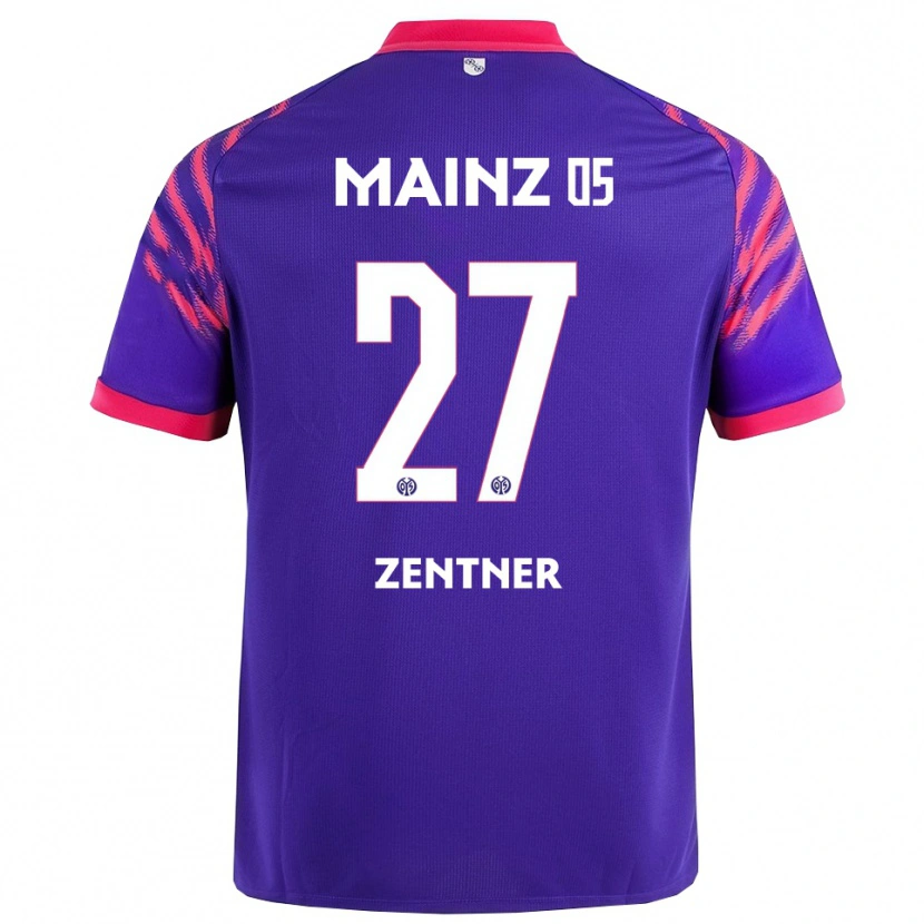 Danxen Damen Robin Zentner #27 Marineblau Pink Auswärtstrikot Trikot 2025/26 T-Shirt Österreich
