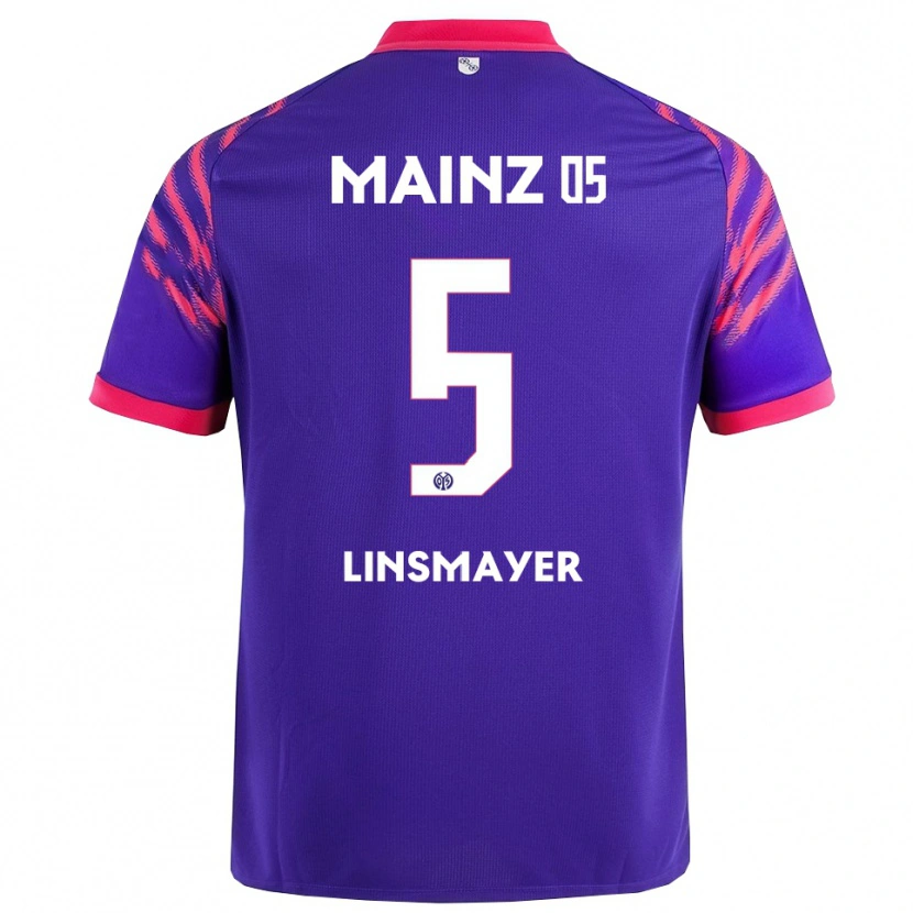 Danxen Damen Denis Linsmayer #5 Marineblau Pink Auswärtstrikot Trikot 2025/26 T-Shirt Österreich