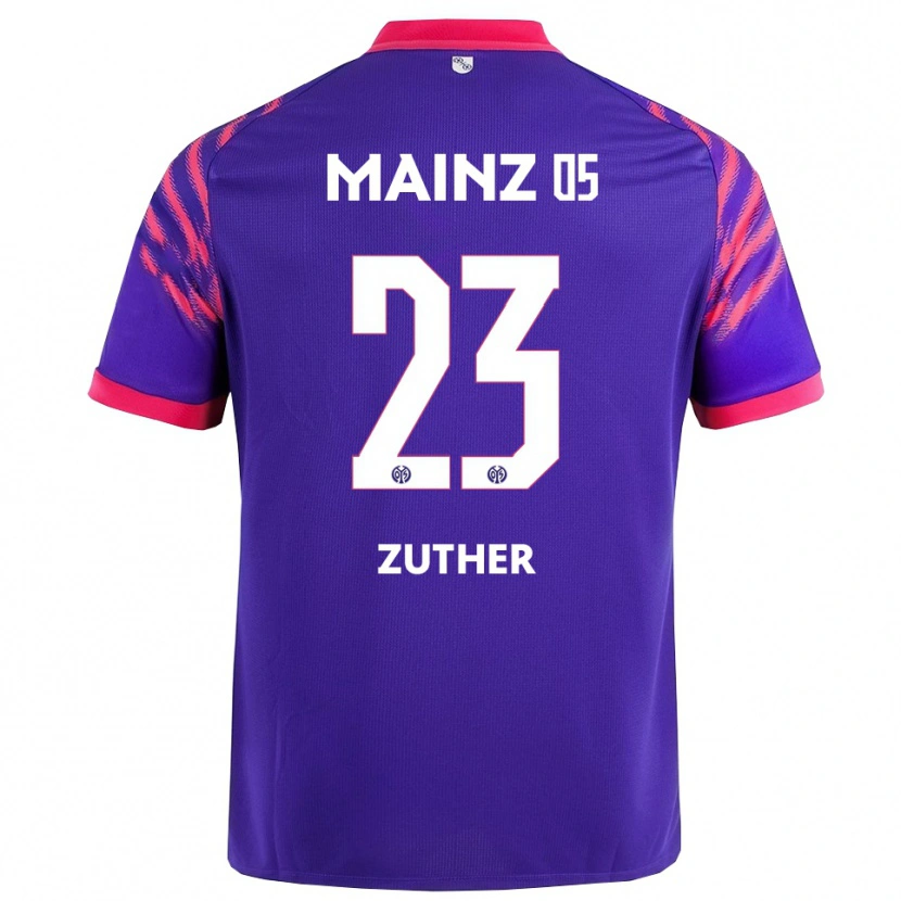 Danxen Damen Pit Zuther #23 Marineblau Pink Auswärtstrikot Trikot 2025/26 T-Shirt Österreich