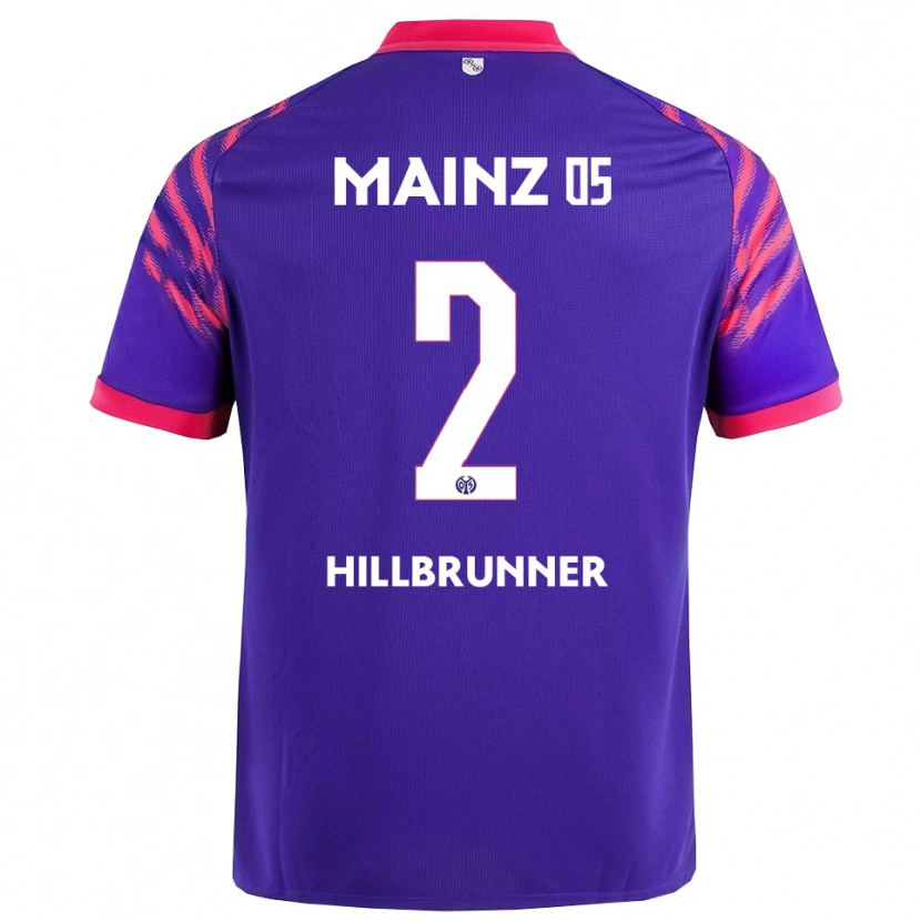 Danxen Damen Fynn Hillbrunner #2 Marineblau Pink Auswärtstrikot Trikot 2025/26 T-Shirt Österreich