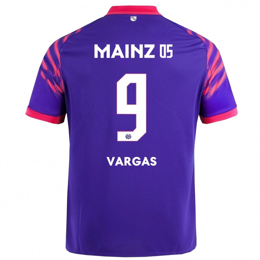 Danxen Damen Nayrobi Vargas #9 Marineblau Pink Auswärtstrikot Trikot 2025/26 T-Shirt Österreich