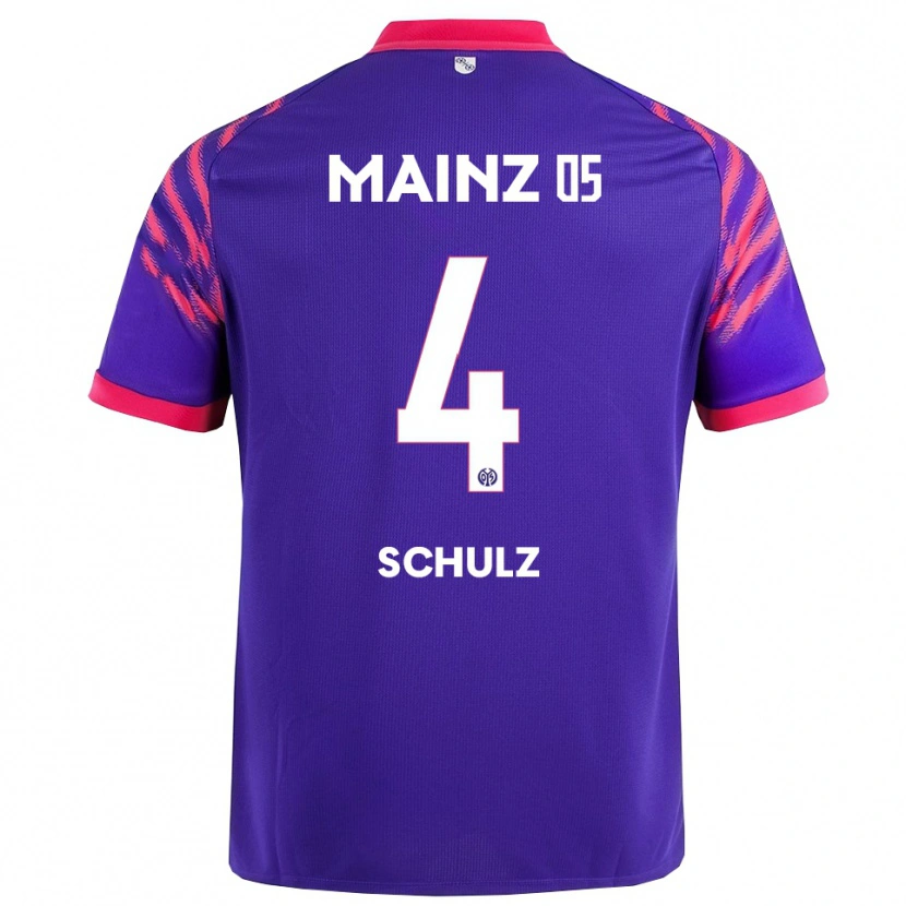 Danxen Damen Philipp Schulz #4 Marineblau Pink Auswärtstrikot Trikot 2025/26 T-Shirt Österreich