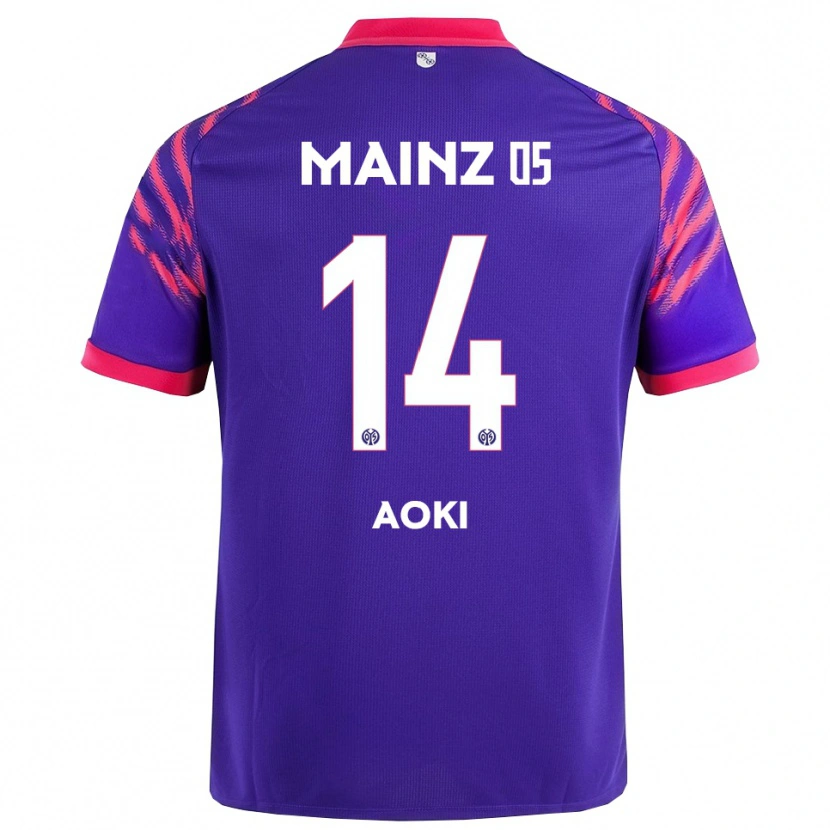Danxen Damen Hiyori Aoki #14 Marineblau Pink Auswärtstrikot Trikot 2025/26 T-Shirt Österreich