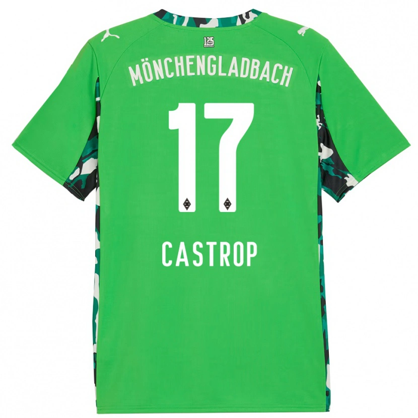 Danxen Damen Jens Castrop #17 Grün Schwarz Auswärtstrikot Trikot 2025/26 T-Shirt Österreich
