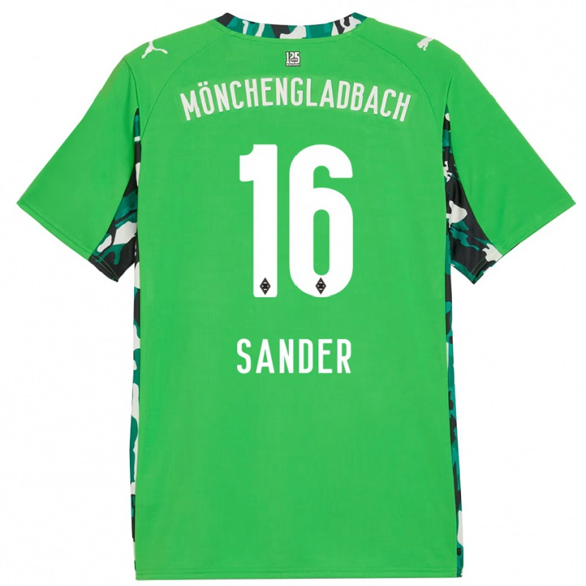 Danxen Damen Philipp Sander #16 Grün Schwarz Auswärtstrikot Trikot 2025/26 T-Shirt Österreich