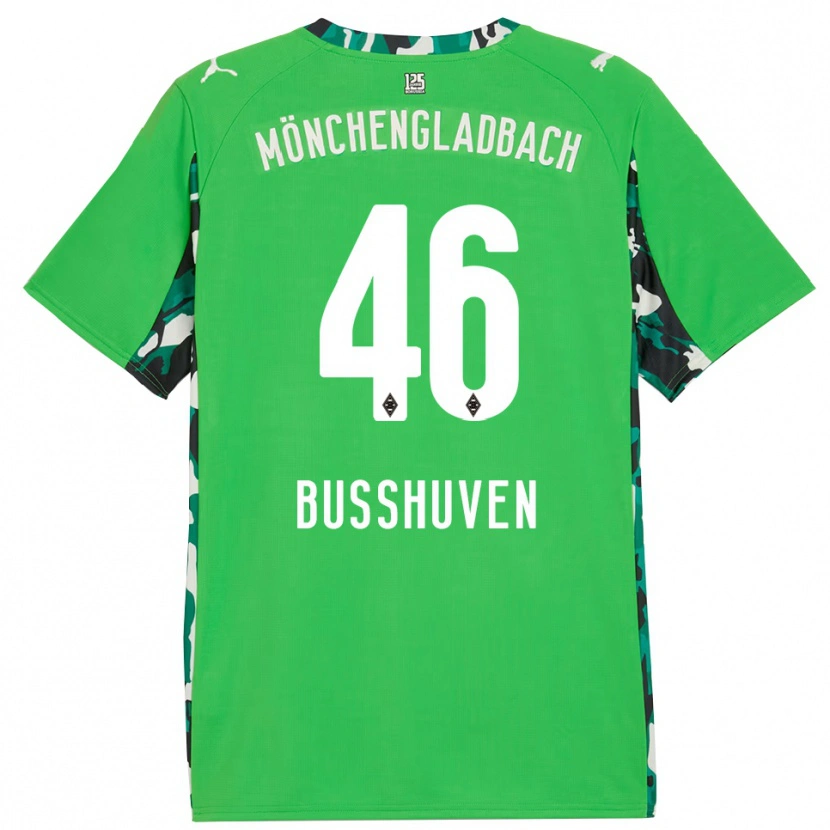 Danxen Damen Alina Busshuven #46 Grün Schwarz Auswärtstrikot Trikot 2025/26 T-Shirt Österreich