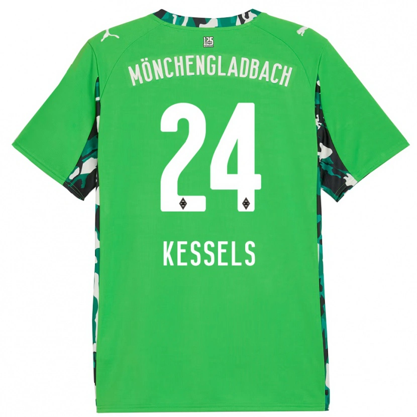 Danxen Damen Imke Kessels #24 Grün Schwarz Auswärtstrikot Trikot 2025/26 T-Shirt Österreich