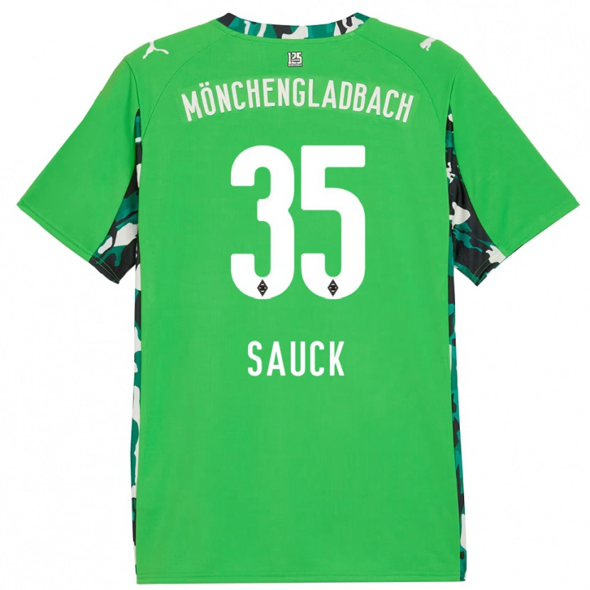 Danxen Damen Kilian Sauck #35 Grün Schwarz Auswärtstrikot Trikot 2025/26 T-Shirt Österreich