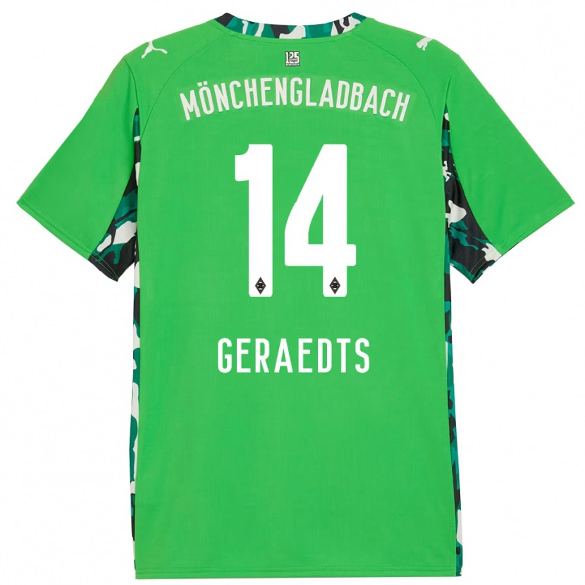 Danxen Damen Kelsey Geraedts #14 Grün Schwarz Auswärtstrikot Trikot 2025/26 T-Shirt Österreich