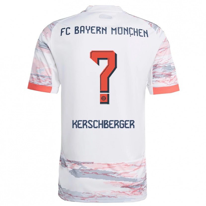Danxen Damen Paul Kerschberger #0 Weiß Grau Auswärtstrikot Trikot 2025/26 T-Shirt Österreich
