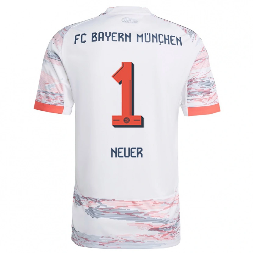 Danxen Damen Manuel Neuer #1 Weiß Grau Auswärtstrikot Trikot 2025/26 T-Shirt Österreich