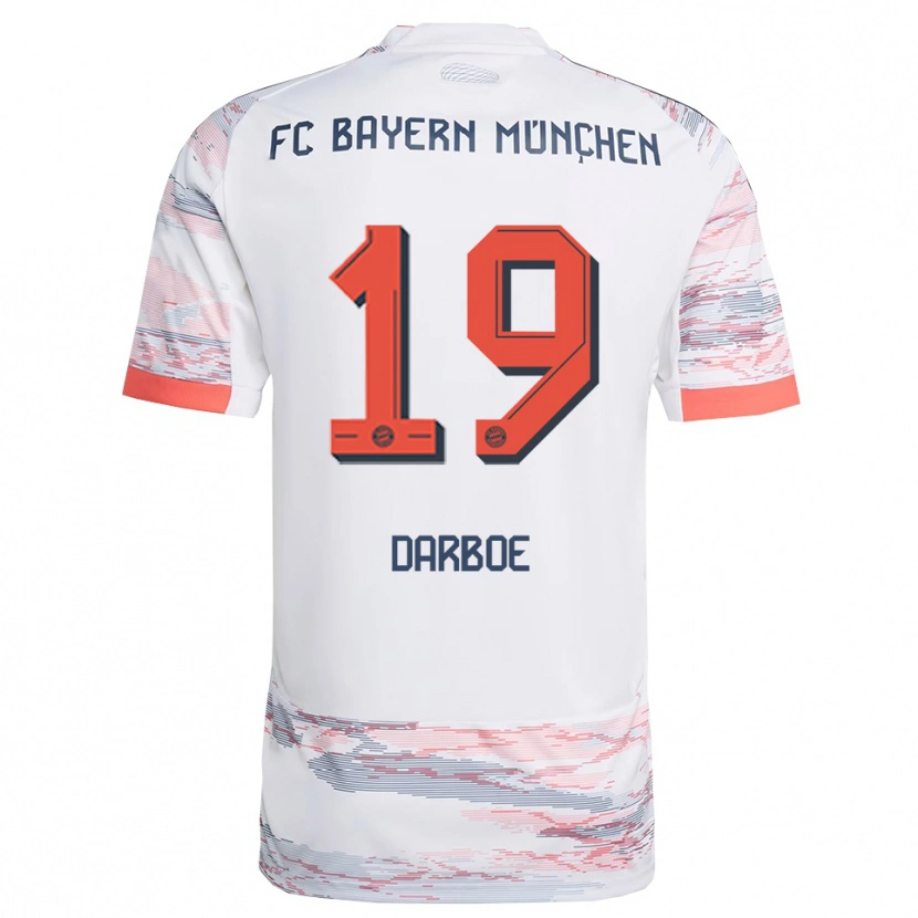 Danxen Damen Bajung Darboe #19 Weiß Grau Auswärtstrikot Trikot 2025/26 T-Shirt Österreich